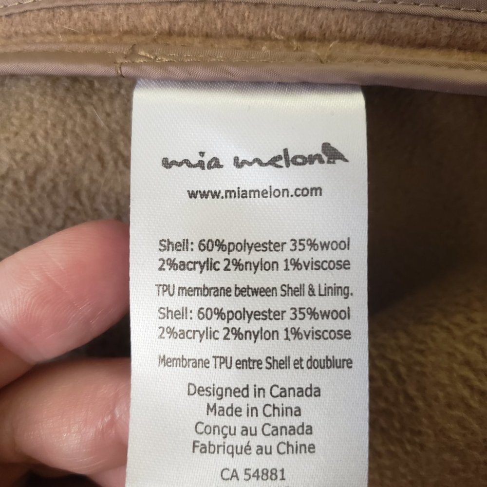 BNWT Waterproof Trench-style Camel Coat with Detachable Hood, size small - Picture 2 of 16
